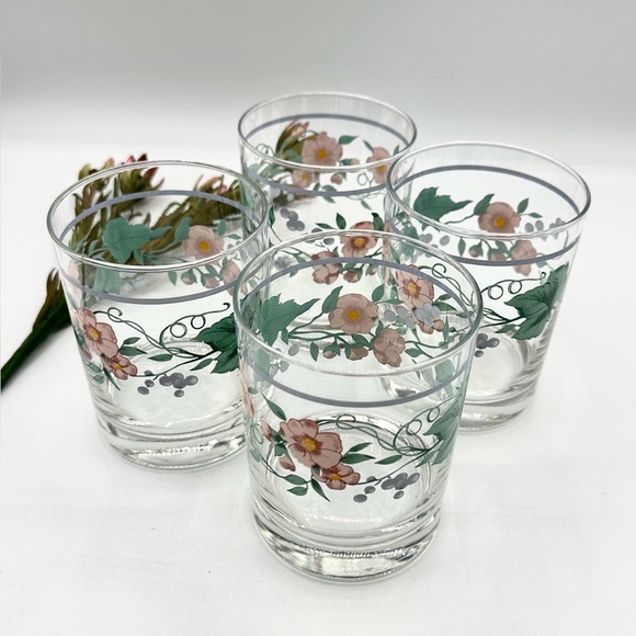 4 Vintage Kensington Double Old Fashion Glasses. 1980s. 10oz - Picture 6 of 11